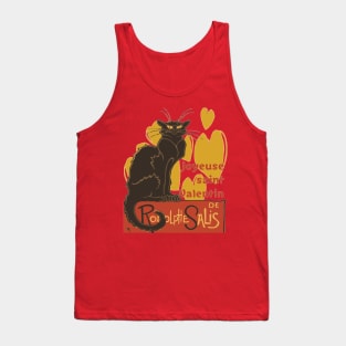 Joyeuse saint Valentin Le Chat Noir Parody Tank Top